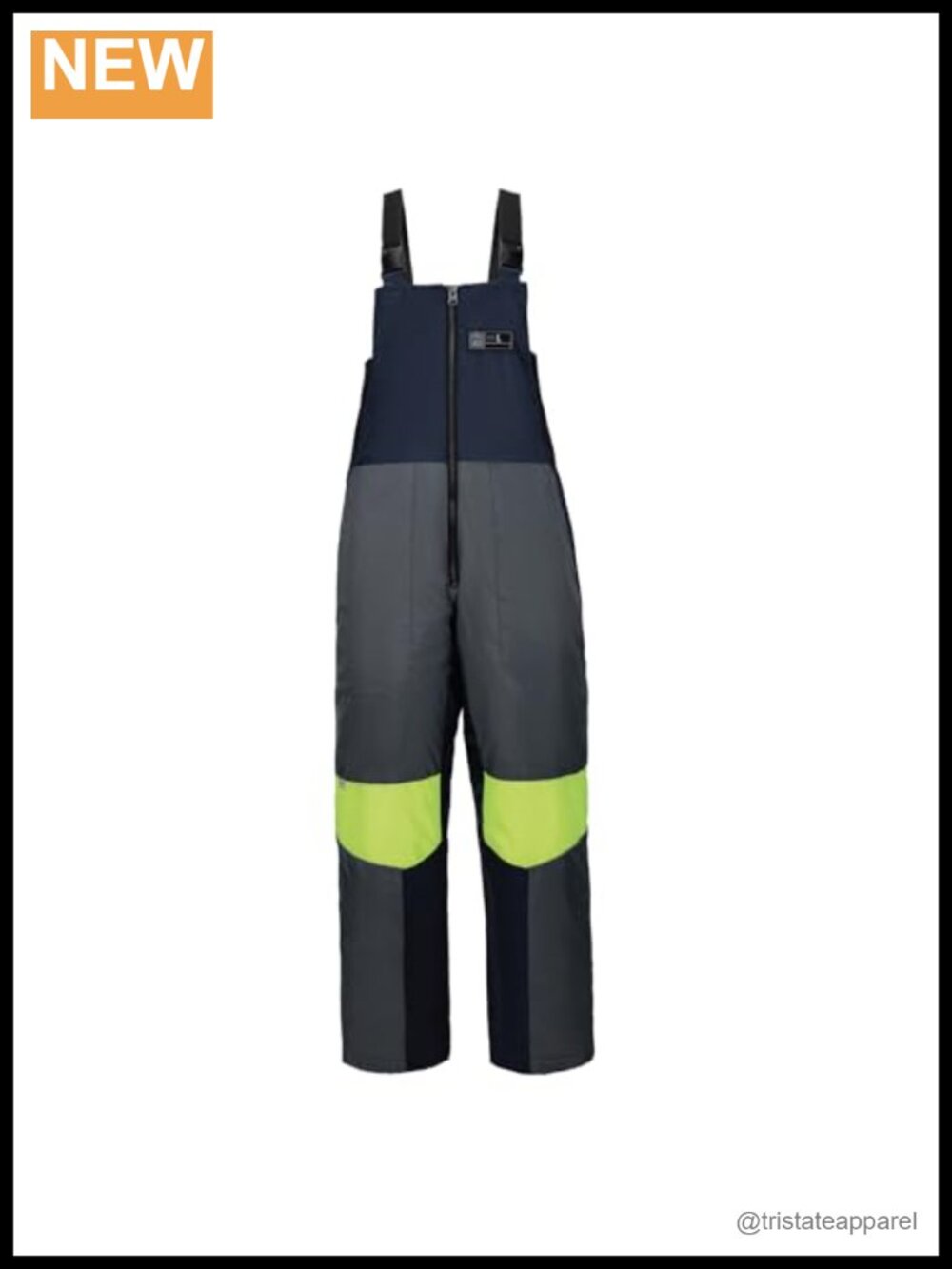 Insulated Freezer Bib Overalls Nylon Polyester Workwear Cold Storage